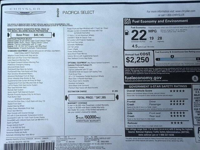 2026 Chrysler Pacifica Select
