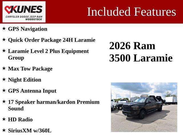 2026 RAM Ram 3500 RAM 3500 LARAMIE CREW CAB 4X4 8 BOX 2026 RAM Ram 3500 RAM 3500 LARAMIE CREW CAB 4X4 8 BOX