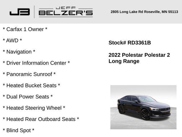 2022 Polestar 2 Long Range Dual Motor