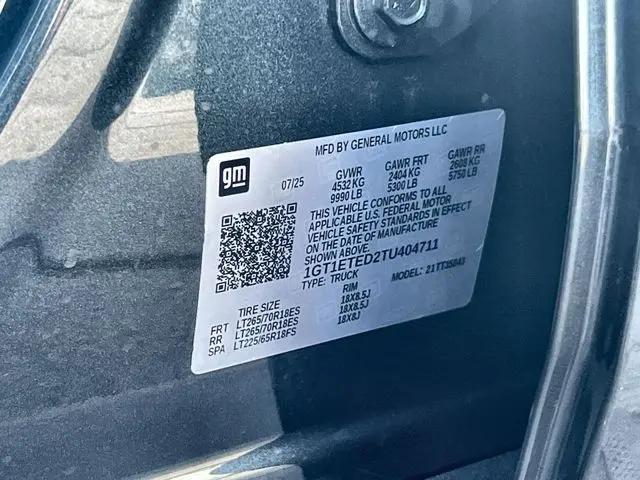 2026 GMC Sierra Extended Range Elevation