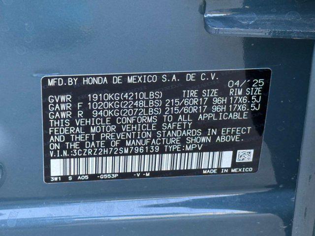 2025 Honda HR-V AWD EX-L