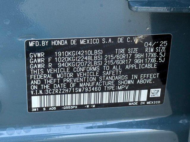 2025 Honda HR-V AWD EX-L