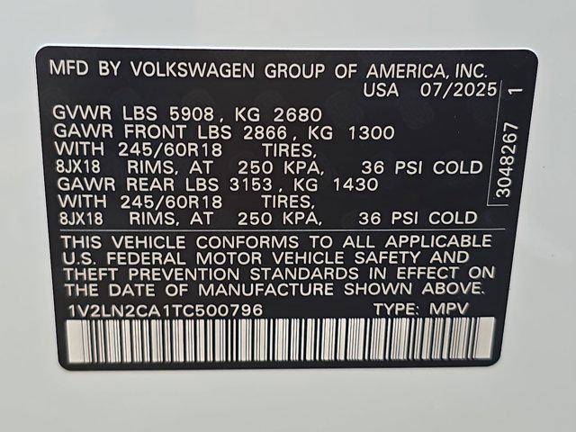 2026 Volkswagen Atlas 2.0T SE