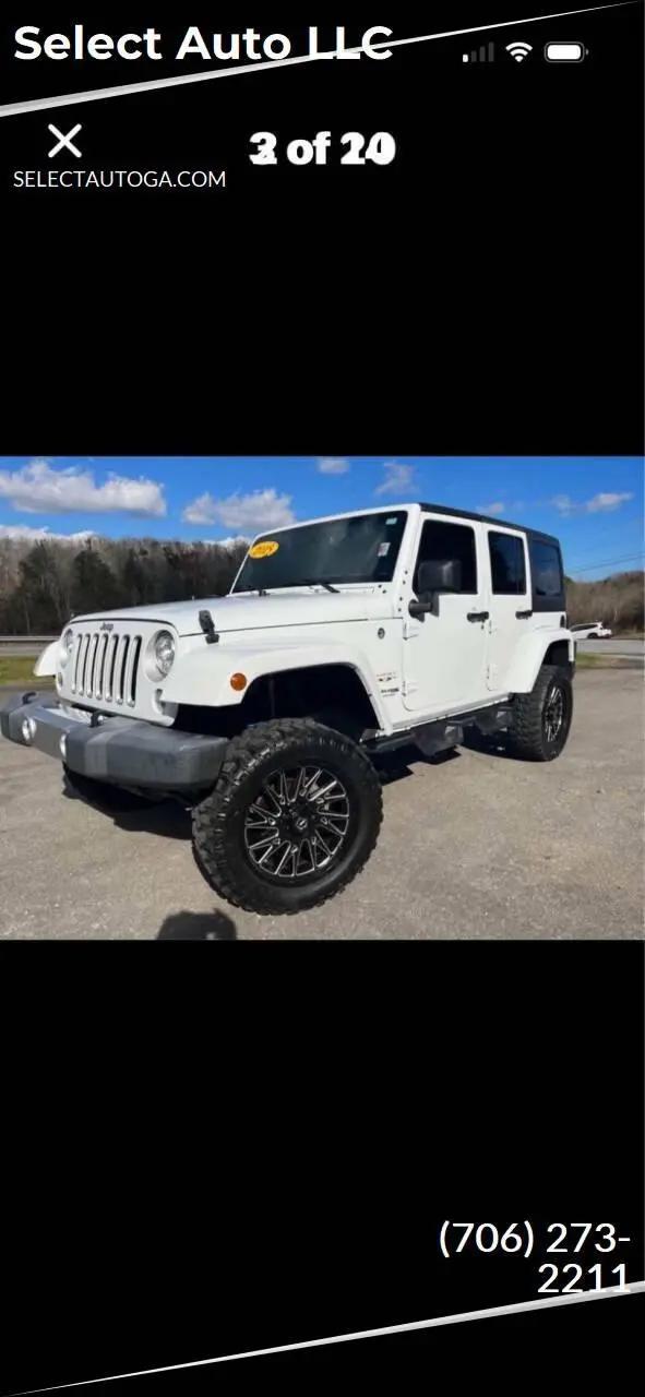2018 Jeep Wrangler JK Unlimited Sahara 4x4 for sale in Ellijay, GA