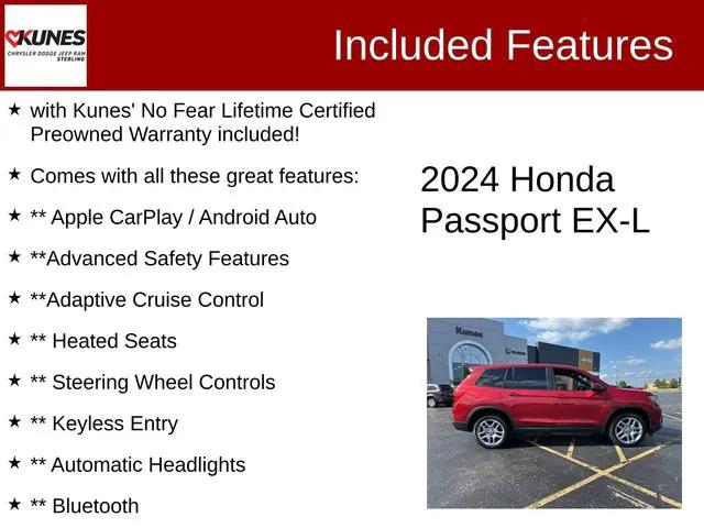 2024 Honda Passport AWD EX-L 2024 Honda Passport AWD EX-L