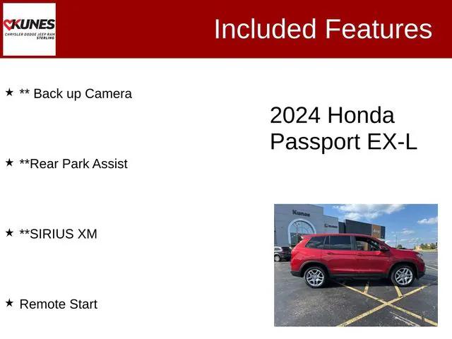 2024 Honda Passport AWD EX-L 2024 Honda Passport AWD EX-L