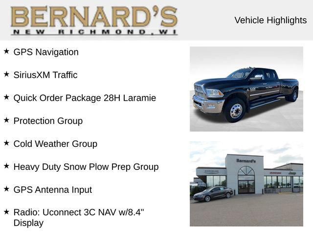 2017 RAM 3500 Laramie Crew Cab 4x4 8 Box 2017 RAM 3500 Laramie Crew Cab 4x4 8 Box