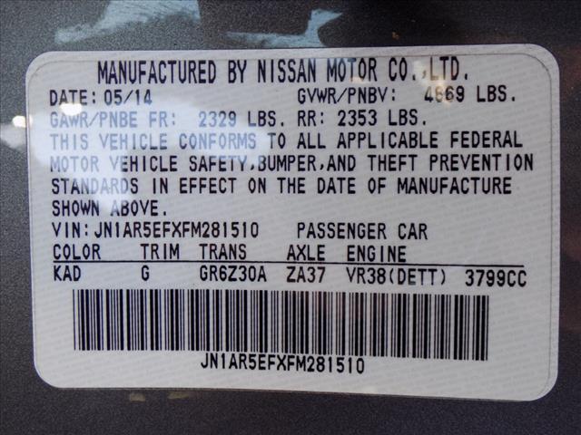 2015 Nissan GT-R Premium
