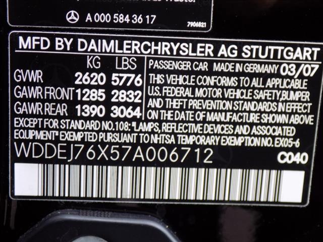 2007 Mercedes-Benz 600 CL 600