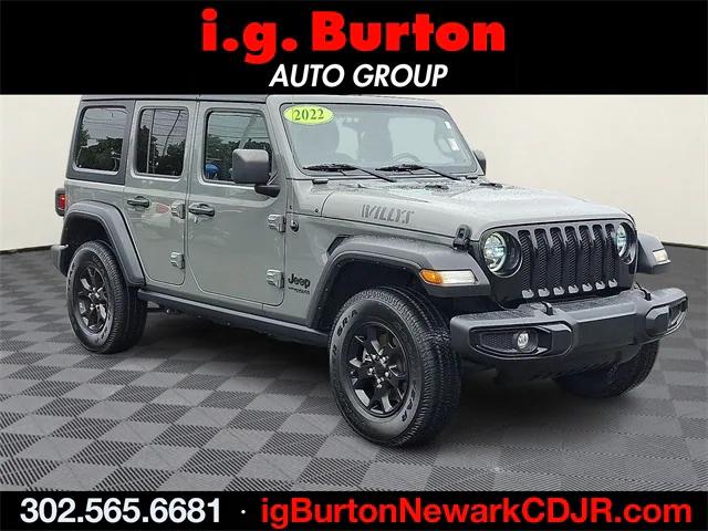 2022 Jeep Wrangler Unlimited Willys 4x4 2022 Jeep Wrangler Unlimited Willys 4x4