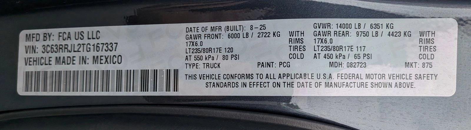 2026 Ram 3500 Laramie Crew Cab 4x4 8' Box
