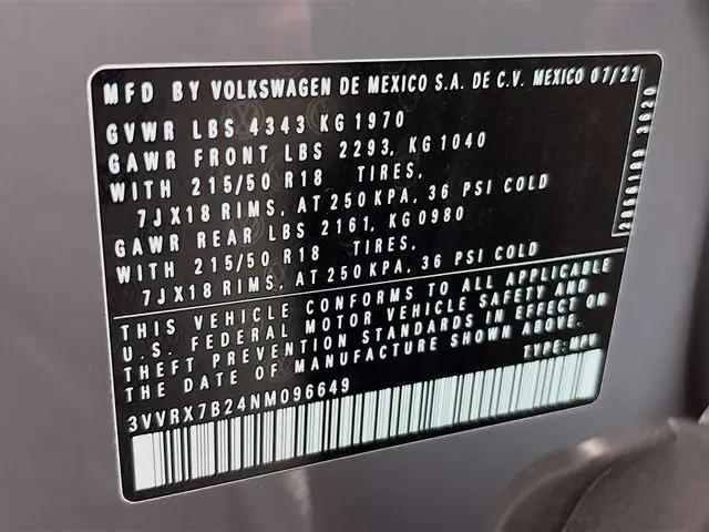 2022 Volkswagen Taos 1.5T SE