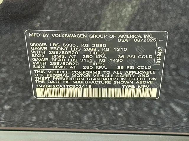 2026 Volkswagen Atlas SEL