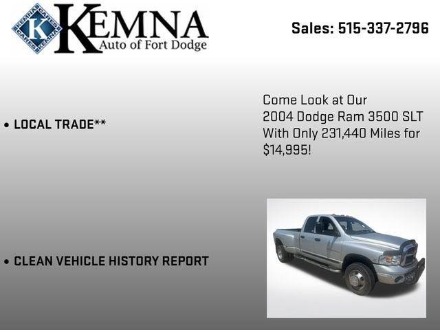 2004 Dodge Ram 3500 SLT/Laramie 2004 Dodge Ram 3500 SLT/Laramie