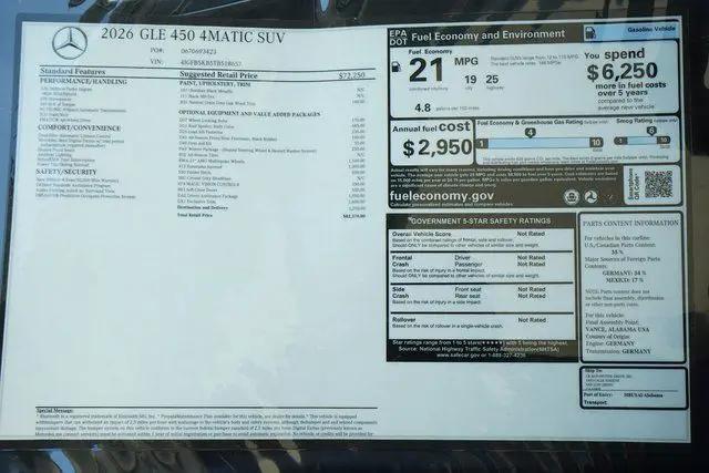 2026 Mercedes-Benz GLE GLE 450 4MATIC
