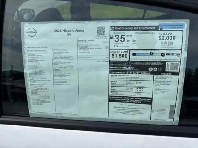 2025 Nissan Versa 1.6 SV