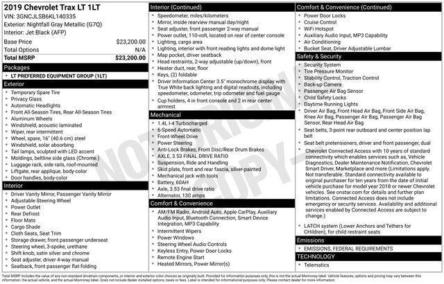 2019 Chevrolet Trax LT