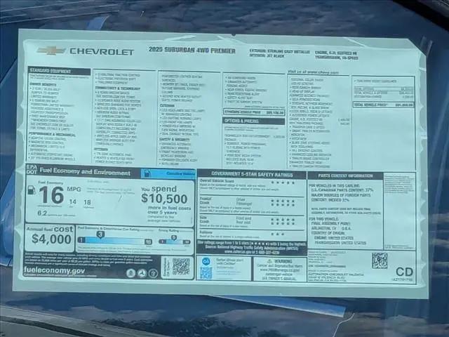 2025 Chevrolet Suburban 4WD Premier