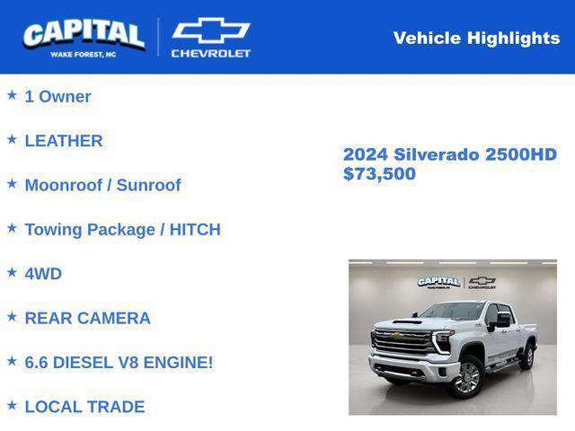 2024 Chevrolet Silverado 2500HD 4WD Crew Cab Standard Bed High Country