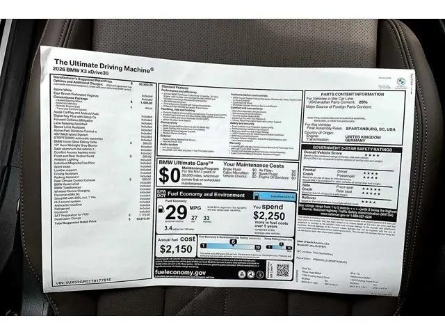 2026 BMW X3 30 xDrive