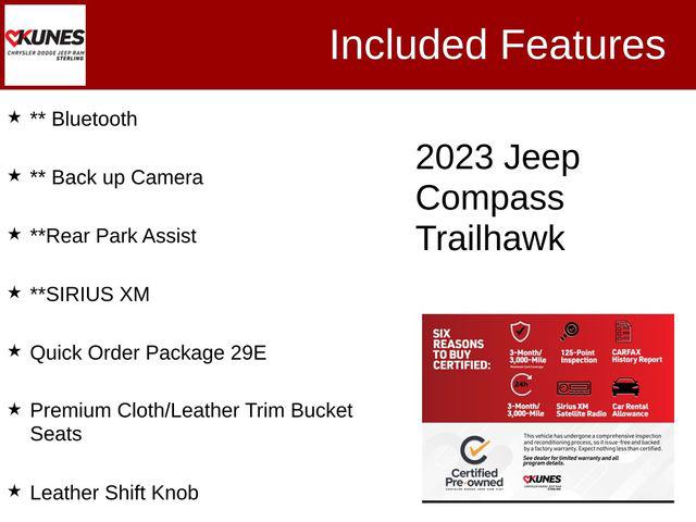 2023 Jeep Compass Trailhawk 4x4 2023 Jeep Compass Trailhawk 4x4