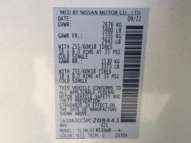 2023 Nissan Pathfinder SL 4WD