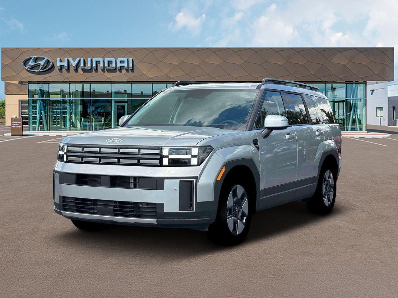 Shimmering Silver 2026 Hyundai Santa Fe Hybrid SUV / Crossover All-Wheel Drive Automatic