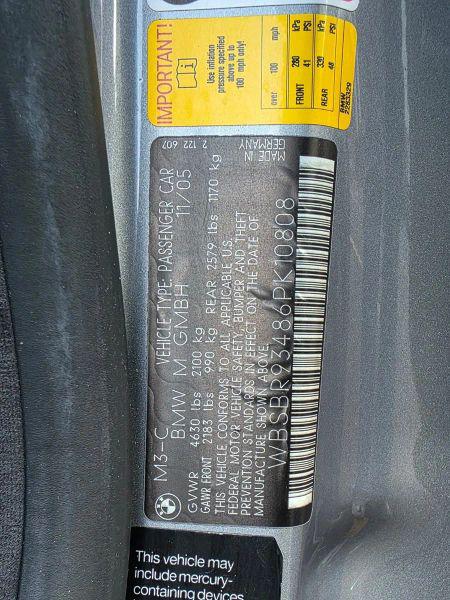 2006 BMW M3 Base