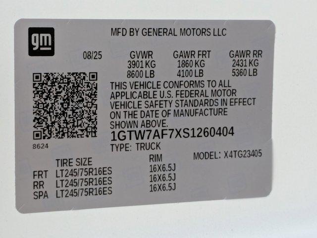 2025 GMC Savana Cargo RWD 2500 Regular Wheelbase Work Van