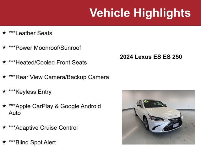 2024 Lexus ES 250 250