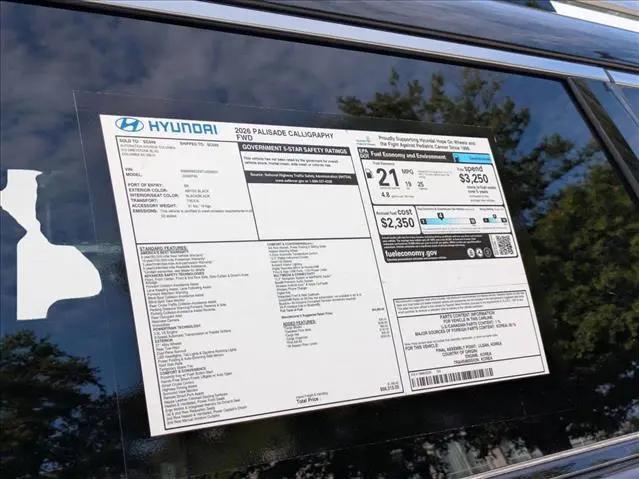 2026 Hyundai Palisade Calligraphy