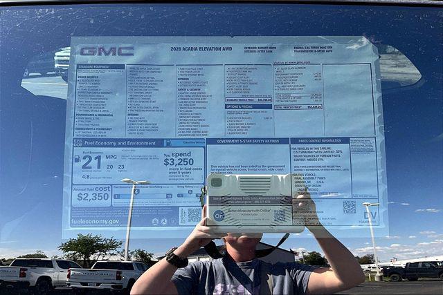 2026 GMC Acadia Elevation AWD