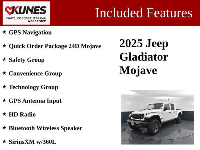 2025 Jeep Gladiator GLADIATOR MOJAVE 4X4 2025 Jeep Gladiator GLADIATOR MOJAVE 4X4