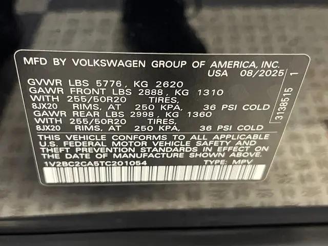 2026 Volkswagen Atlas Cross Sport SEL