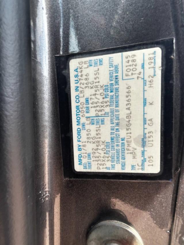 1981 Ford Bronco Base 2dr 4WD SUV