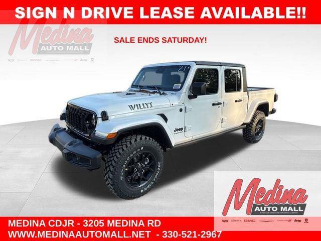 2025 Jeep Gladiator GLADIATOR WILLYS 4X4 2025 Jeep Gladiator GLADIATOR WILLYS 4X4