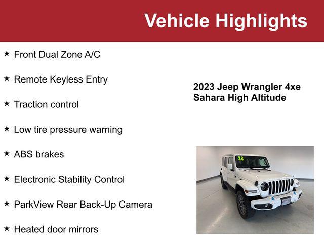 2023 Jeep Wrangler 4xe High Altitude 4x4