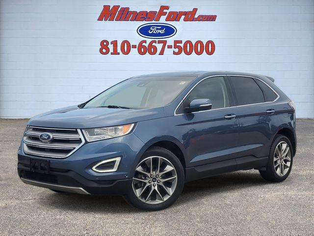 2018 Ford Edge Titanium for sale in Lapeer, MI