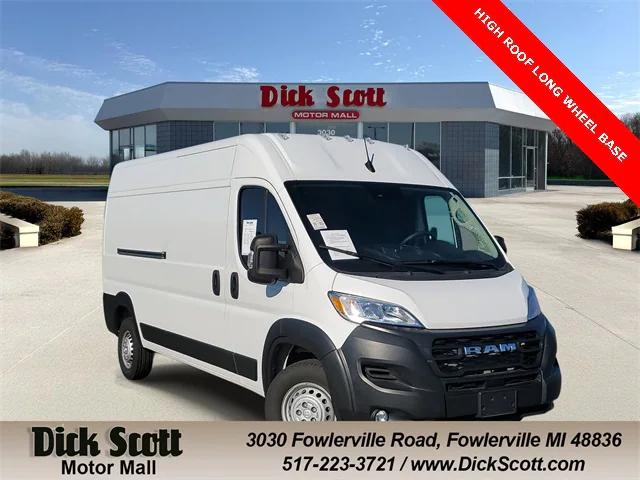 2025 RAM ProMaster 2500 Cargo Van Tradesman High Roof 159 WB w/Pass Seat