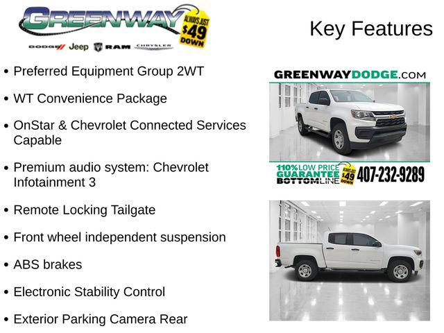 2021 Chevrolet Colorado 2WD Crew Cab Short Box WT