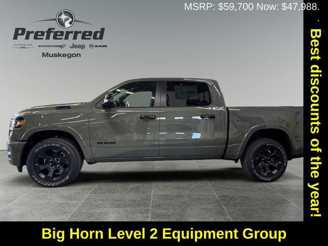 2025 RAM Ram 1500 RAM 1500 BIG HORN CREW CAB 4X4 57 BOX