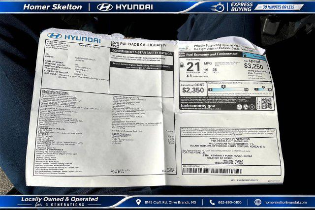 New 2026 Hyundai Palisade Calligraphy For Sale in Olive Branch, MS