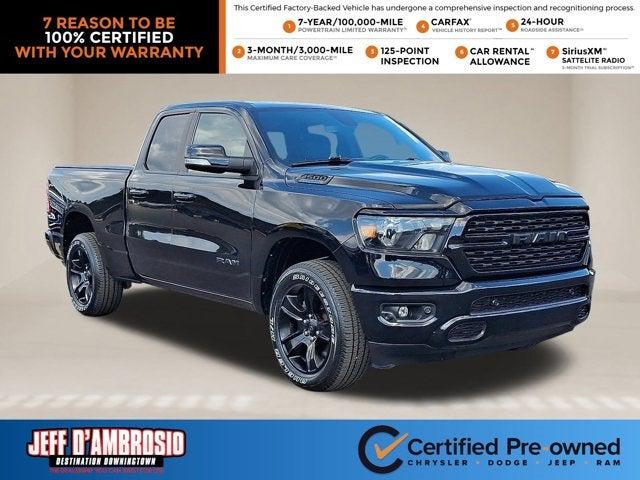 2022 RAM 1500 Big Horn Quad Cab 4x4 64 Box