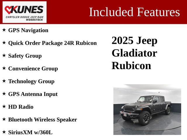 2025 Jeep Gladiator GLADIATOR RUBICON 4X4