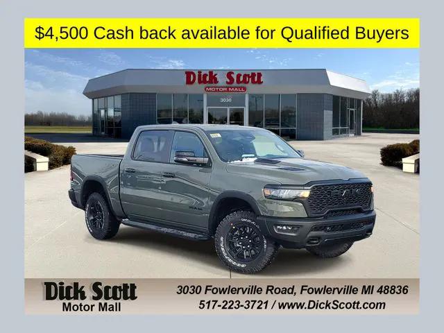 2026 RAM Ram 1500 RAM 1500 REBEL CREW CAB 4X4 57 BOX