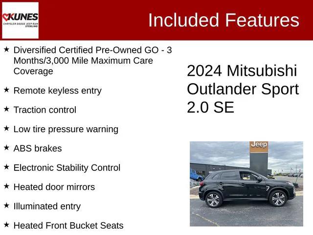 2024 Mitsubishi Outlander Sport 2.0 SE 2024 Mitsubishi Outlander Sport 2.0 SE