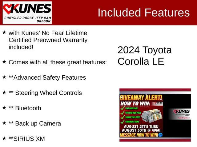 2024 Toyota Corolla LE
