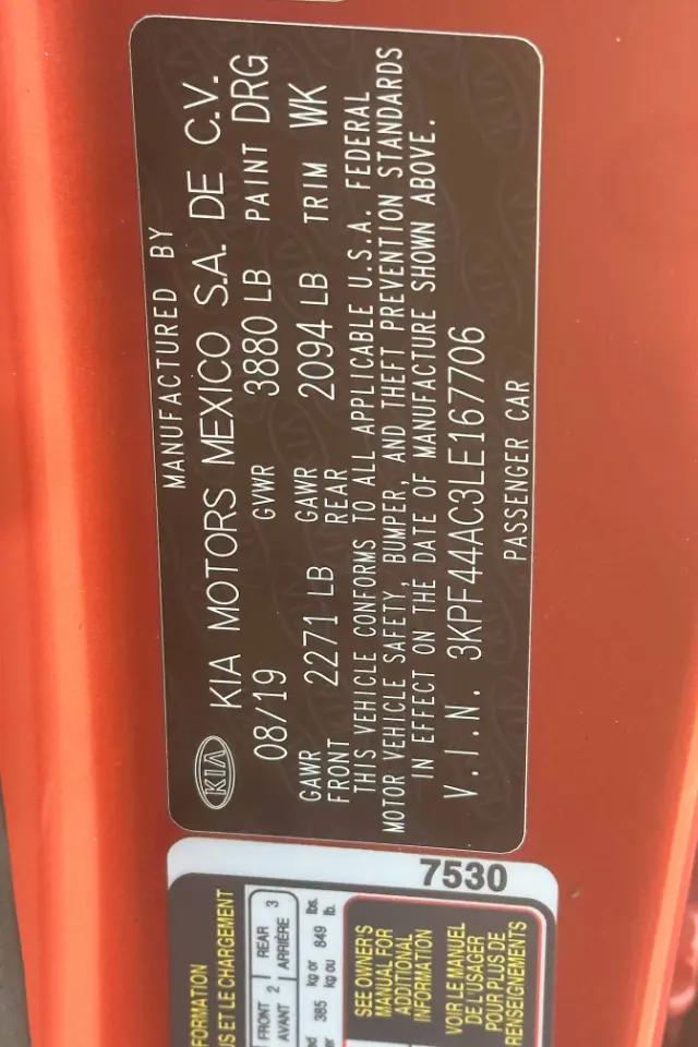 2020 Kia Forte GT