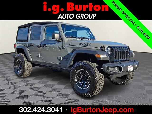 2021 Jeep Wrangler Unlimited Willys 4x4 2021 Jeep Wrangler Unlimited Willys 4x4