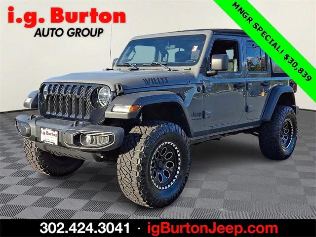 2021 Jeep Wrangler Unlimited Willys 4x4 2021 Jeep Wrangler Unlimited Willys 4x4